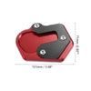 BMW Extender Foot Side Stand Plate Red Kickstand Pad