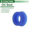 Oil Seal 10x16x8mm Rotary Shaft Seal TPU Blue 10 pcs