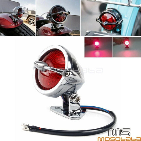 Bel Air Cafe Racer Hot Rod Bobber Custom Polish LED Tail Brake Light