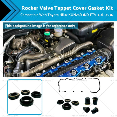 Toyota Hilux KUN26R 1KD-FTV 3.0 Rocker Cover Gasket (2005-2016)