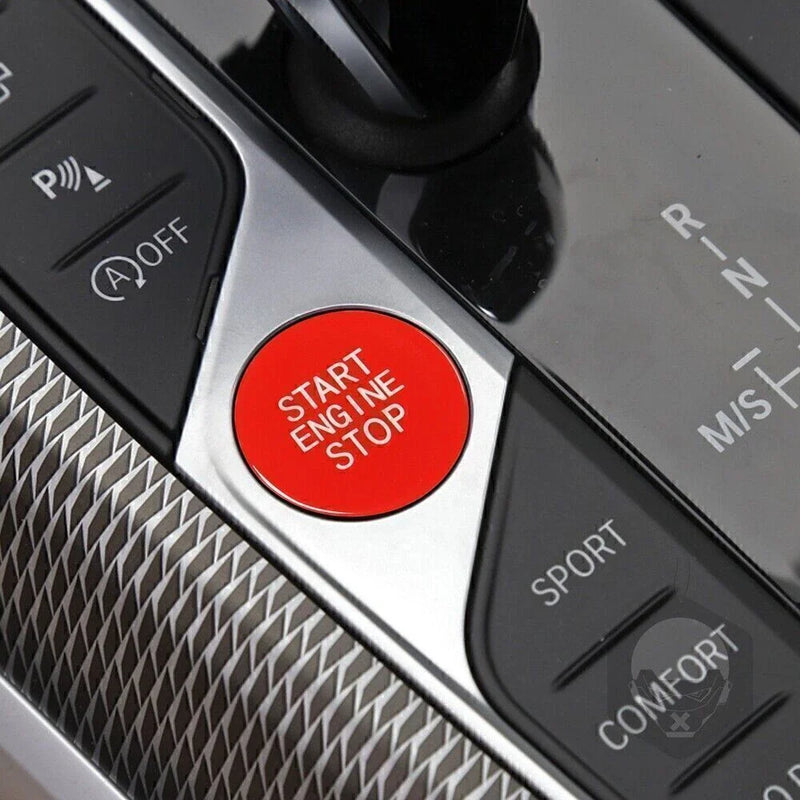 BMW 3 Series G20 Yellow Engine Start Stop Button Cover (2019-2023)