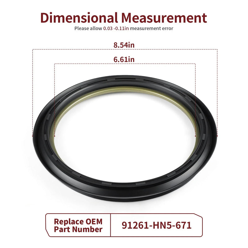 Honda Rincon 650 TRX650FA / FGA 2 x Front Brake Drum Seals (2003–2005)