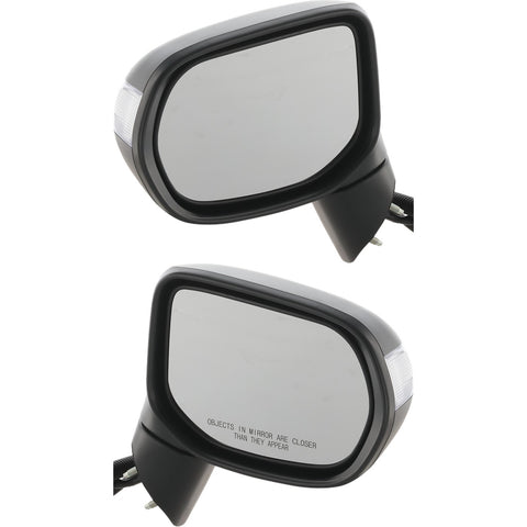 Power Mirror Set Of 2 For 2006-2011 Honda Civic Left And