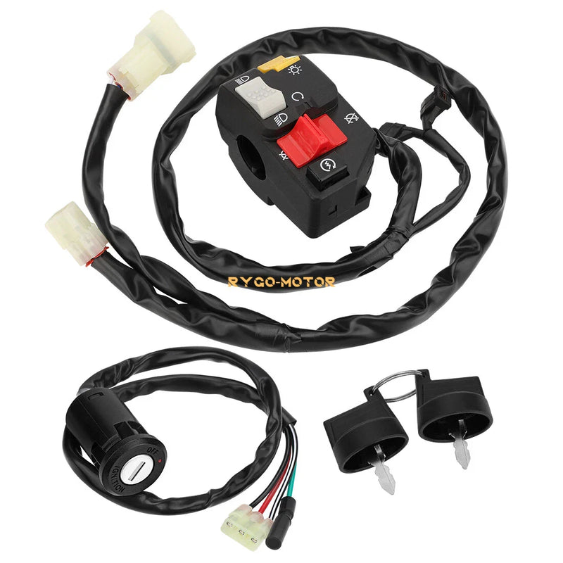 Honda TRX400EX 400EX Sportrax 2x4 2x Handlebar & Key Switch (1999–2004)