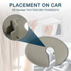 Scion Grey Makeup Mirror Cover Sun Visor Cap Clip
