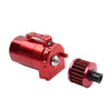 Universal 300ml Red Baffled Engine Oil Catch Can Tank w/ Breather Filter