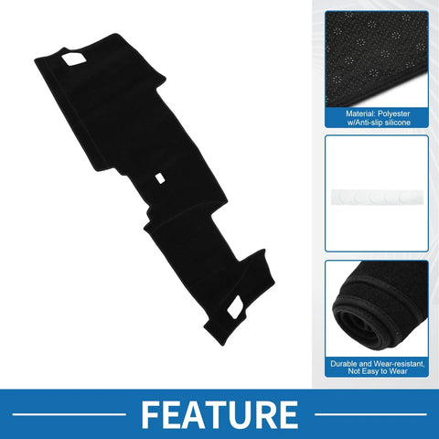 Honda CRV 2023-2024 Sun Protector Pad Black Dashboard Cover Mat