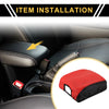 Ford F-150 (2015-2020) - Anti-Scratch Black Red Center Console Lid Armrest Cover