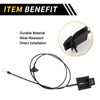 Ford F-150 F250 F350 Bronco Hood Latch Release Cable (1987-1991)