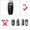 Audi e-tron Sportback Black 3-Button Key Fob Case Shell Cover (2021-2025)