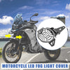 BMW R1200 F800R F850 Black 2 x Motorcycle LED Fog Light Protector