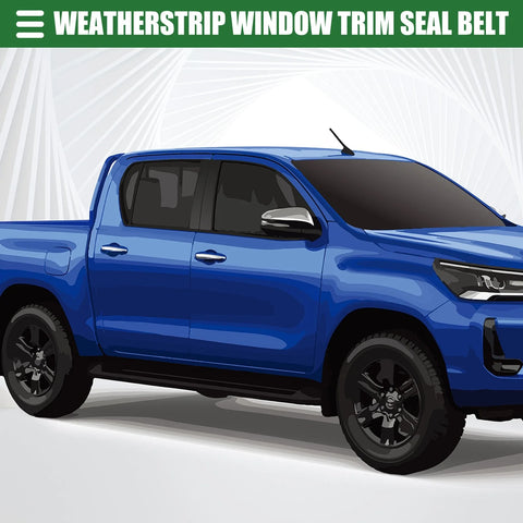 Toyota Hilux Front Right Door Window Belt Weatherstrip (2005–2014)