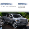 Toyota Tundra Sequoia 2 x Mirror Cover Cap Silver Tone