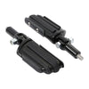 Harley Softail Black Rear Passenger Footpegs Support Mount (2000-2006)