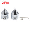 Harley 2pcs Chrome Plating Cone Front Axle Cap Cover