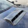 Car Carbon Fiber Look Air Flow Intake Hood Scoop Vent Cover