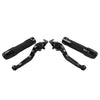 Yamaha TMAX 500 530 Black Extendable Brake Clutch Levers Grip Set