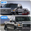 Chevy Silverado GMC Sierra 4 x Chrome Tow Mirror Cover Caps (2014-2019)