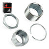 Axle Lock Jam Sleeve Nut Clip 2 x Honda Sportrax TRX400EX (1999–2008)