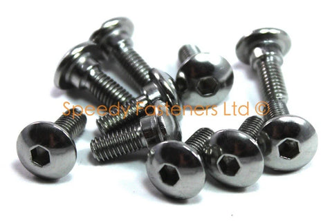 Honda NSR250 MC28 Inox Fork Head Bolt & Windscreen Kit + dzus