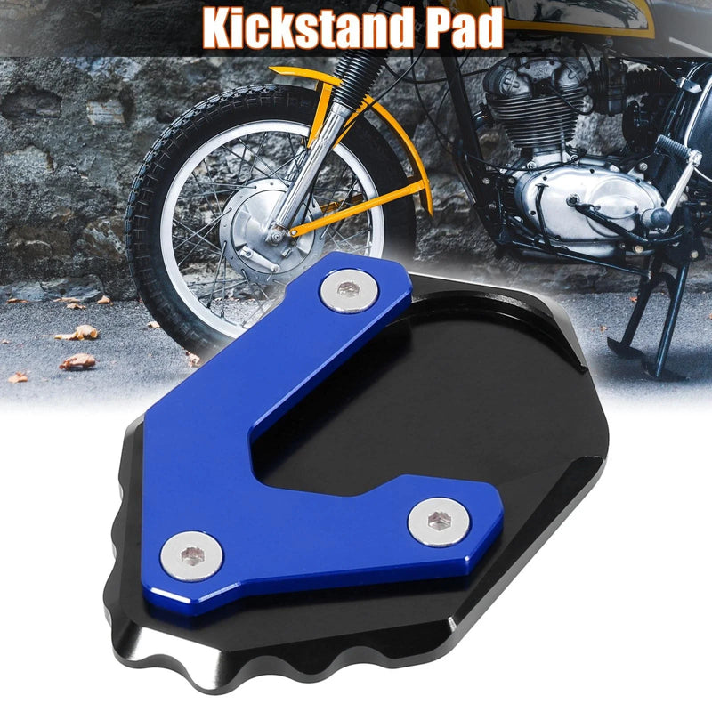 BMW R1200GS LC Kickstand Enlarger Plate Pad Blue (2013–2018)