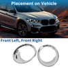 BMW X1 Car Front Left & Right Headlight Trim Bezels (2016-2019)
