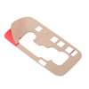 Jeep Wrangler JK Red Gear Shift Panel Cover Trim (2011-2017)
