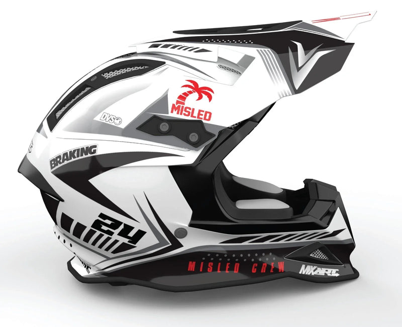 Alpinestars SM 5 XXL Jungle Style Custom Helmet Graphics Decals