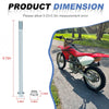 Honda XR80R XR100R CRF80F CRF100F Rear Axle Bolt w/ Nut (1987–2012)