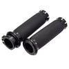 Honda Yamaha Suzuki Kawasaki 2 x Black Motorcycle Handlebar Grips