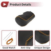 Honda Accord 2008-2012 Black Orange Leather Gear Shift Knob Cover