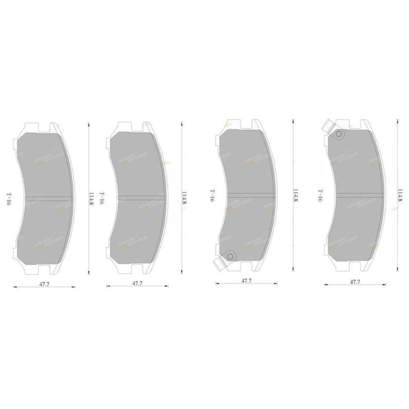 Swift SF310 SF413 Front Disc Brake Pads (1989-1999)