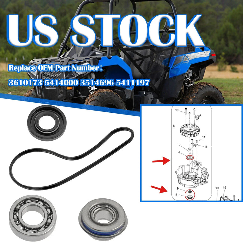 Polaris RZR / Sportsman Water Pump Seals COVER GASKET