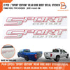 Holden RC Sport Edition Rear Side Body Decal Stickers
