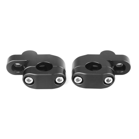 Harley, Honda, Yamaha, Suzuki 22mm Black Motorcycle Handlebar Riser Kit