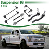 Ford Fusion 8pcs Front Suspension Kit Tie Rod Ends & Sway Bar Links (2006-2012)