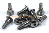 Suzuki GSX-R 600 750 1000 2 x Tornillos 8mm Hombro M6 Inoxidable
