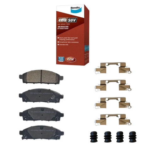 Mitsubishi Triton ML MN MQ MR 4WD Front Brake Pads & Hardware