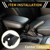 GMC Sierra 1500 Microfiber Leather Black Console Lid Armrest Cover