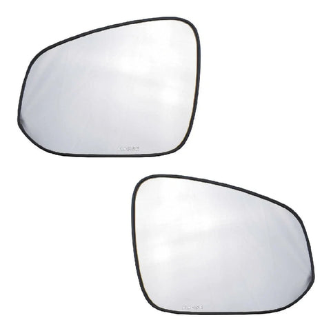 Side Mirror Glass Lens Pair Fits Toyota Hilux Revo SR5 GUN125 M80 SUV 2015-19