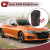 Honda Inspire 2023 Red Faux Leather Car Gear Shift Knob Cover