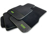 BMW M6 F13 Series (2012-2019) - Carbon Fiber Leather Design Floor Mats