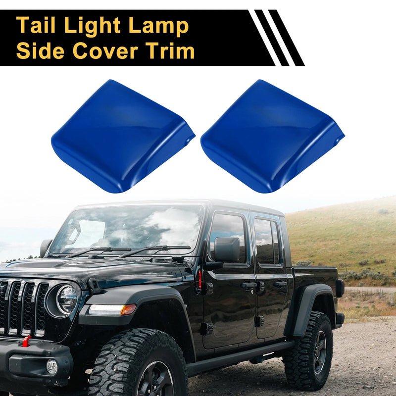 Jeep Wrangler JL JLU (2018-2024) Blue Tail Light Side Cover Trim