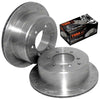 FJ80 / HDJ80 / HZJ80 2 x Rear Rotors Drilled + Slotted + Pads (1989–1992)