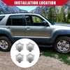Toyota 4Runner 4 Pcs Wheel Hub Center Caps (1996-2002)