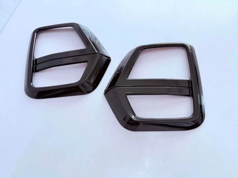 Chevrolet Colorado 2 x Black ABS Front Fog Light Lamp Cover Trim (2023-2025)