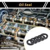 Oil Seal / 40x62x10mm / Seal Ring Rotary Shaft Seal NBR Rubber Black 5 Pcs