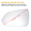 Hyundai Accent Left Side White Mirror Glass (2018-2020)
