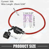 Car 35A Mini Blade Style Fuse Set with 12 AWG Holder