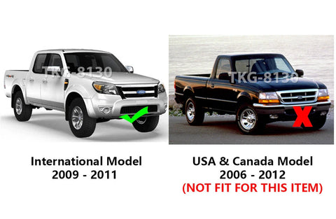 Ford Ranger Fog Light Covers (2009-2011)